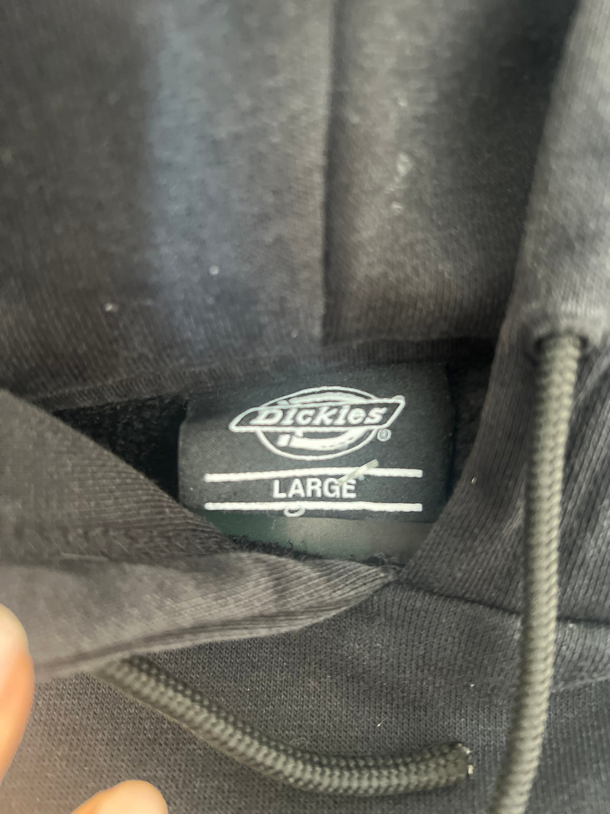 Dickies – Felpa con cappuccio nera tg L