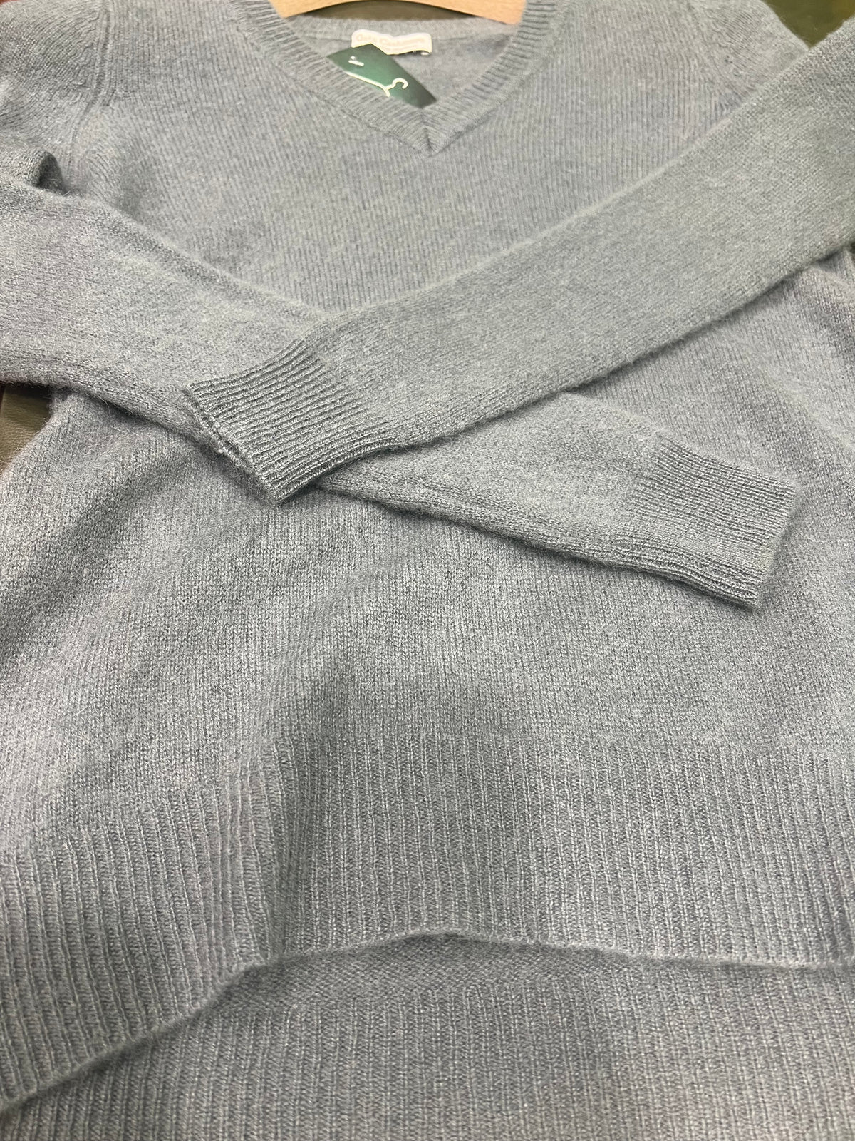Maglione in Cashmere Grigio medio tg S