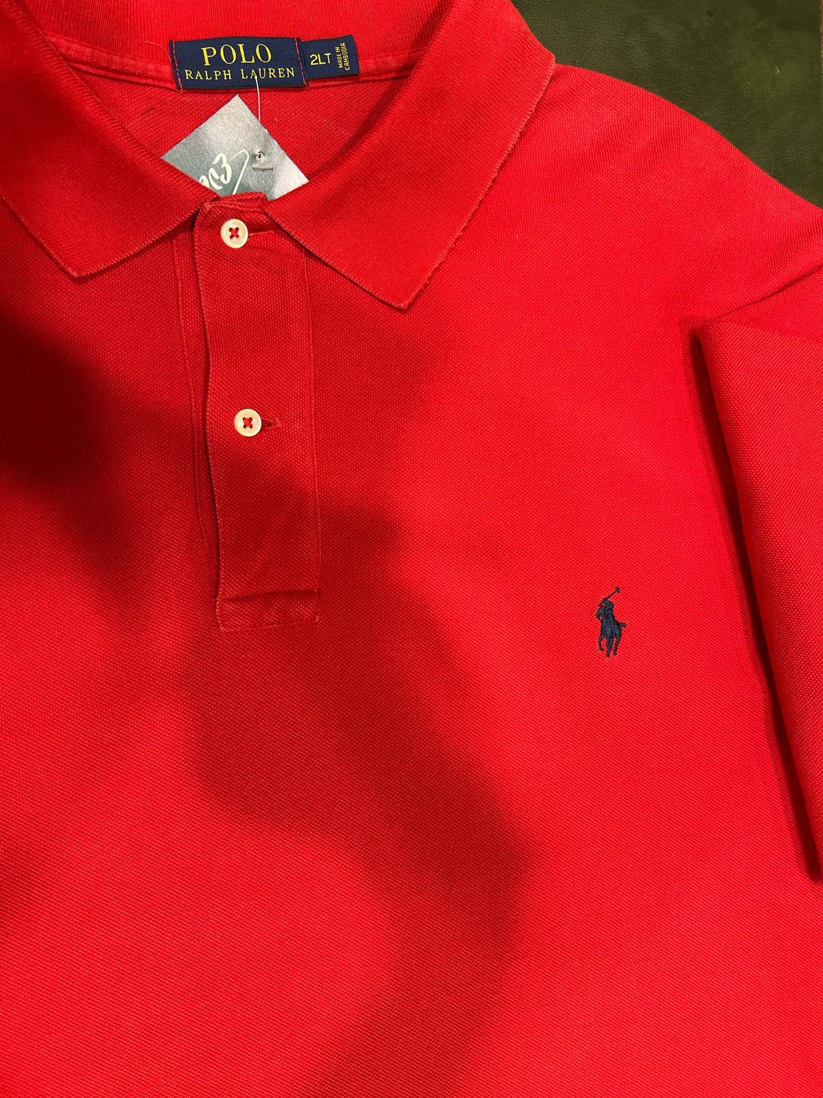 Polo Ralph Lauren in rosso acceso tg 2LT