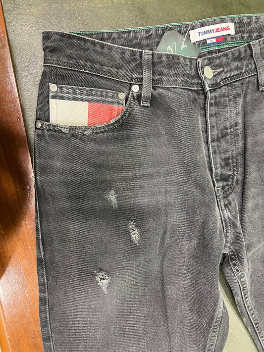 Jeans Tommy Jeans in denim nero 32x32