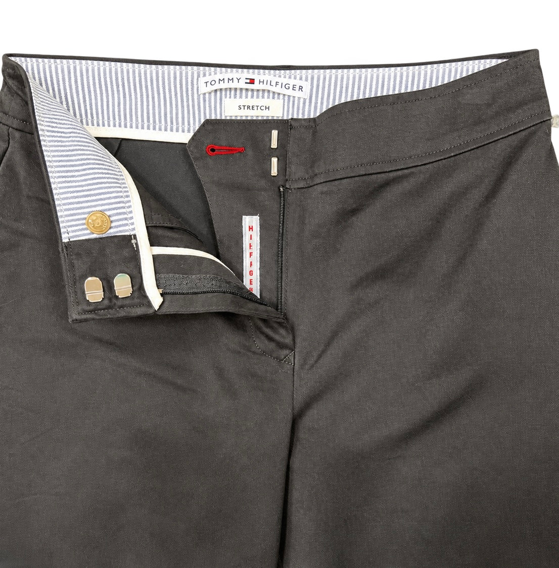 Pantaloni Tommy Hilfiger in tonalità grigio antracite tg 8