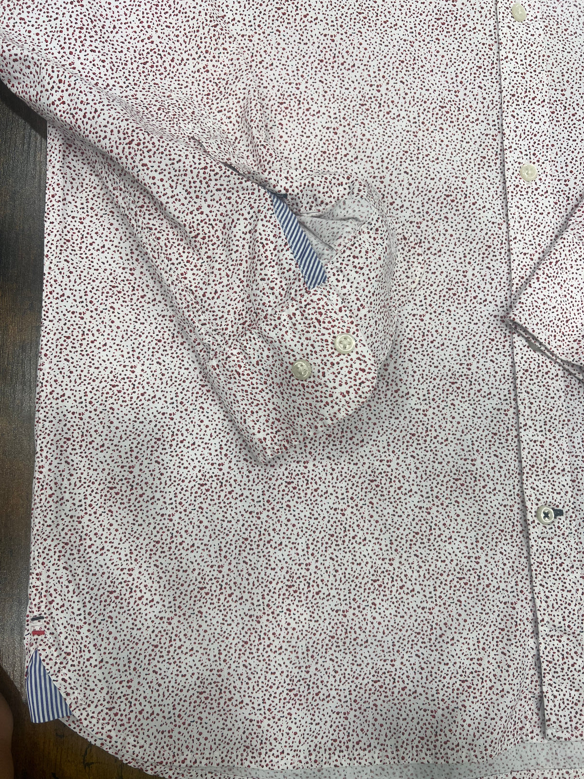 Tommy Hilfiger – Camicia micro pattern tg xl slim