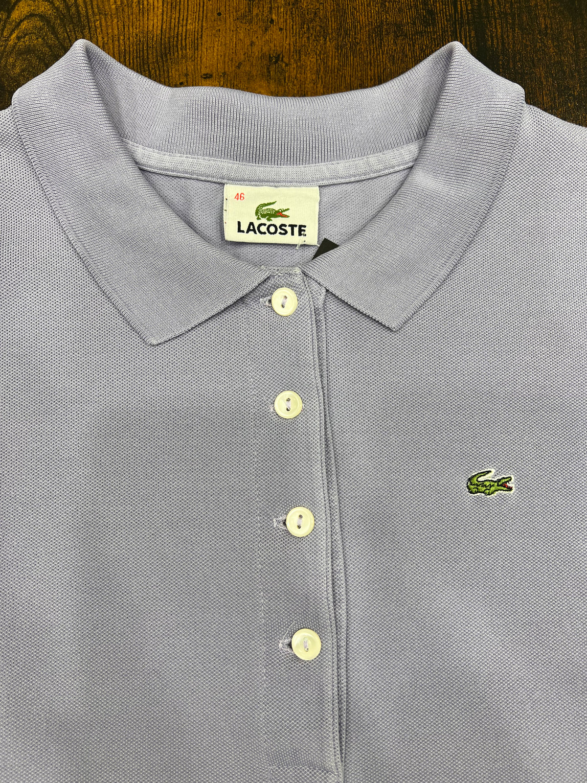 Lacoste Polo Manica Lunga Lilla