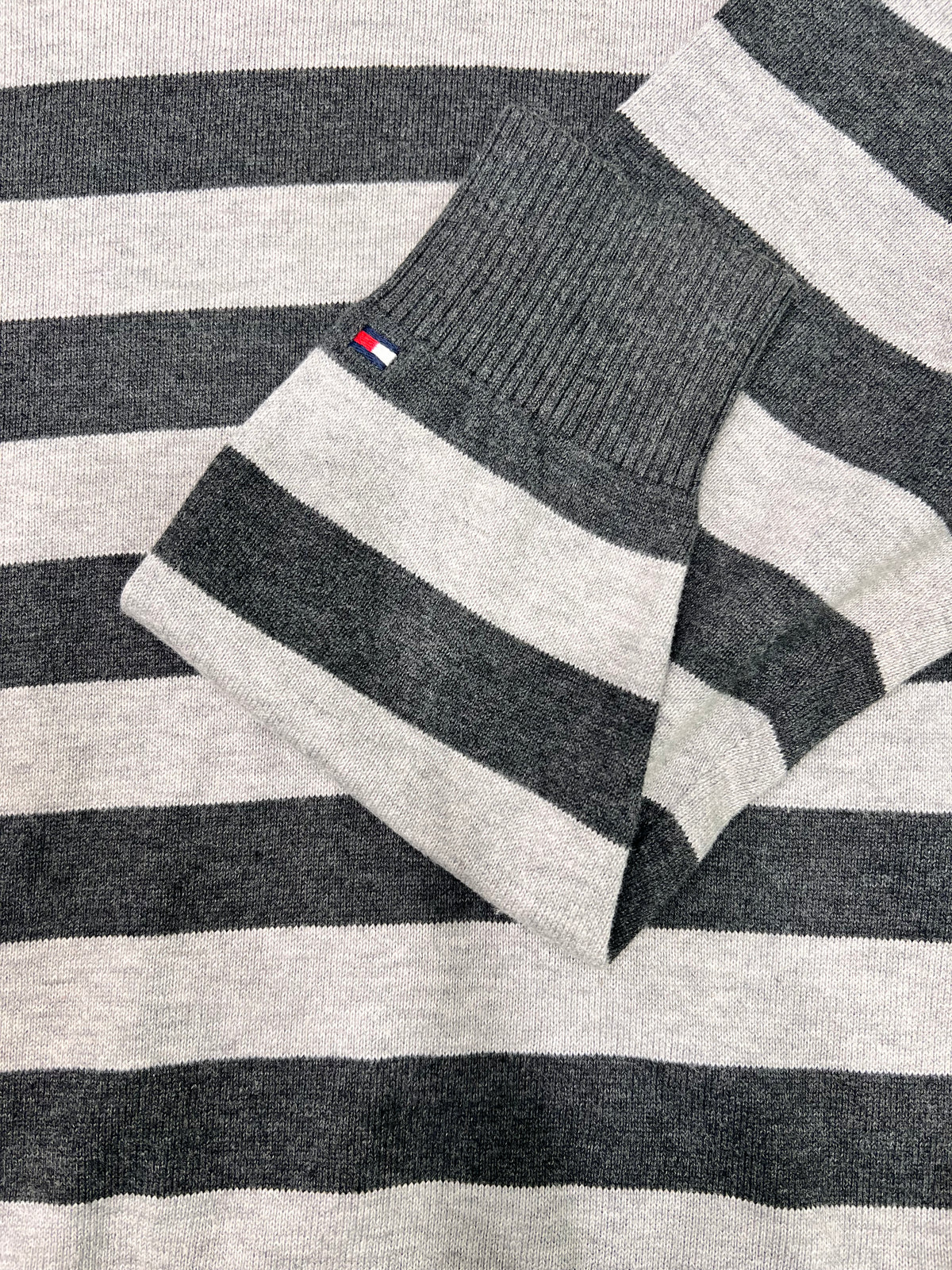 Hilfiger – Maglione a Righe Grigio tg M