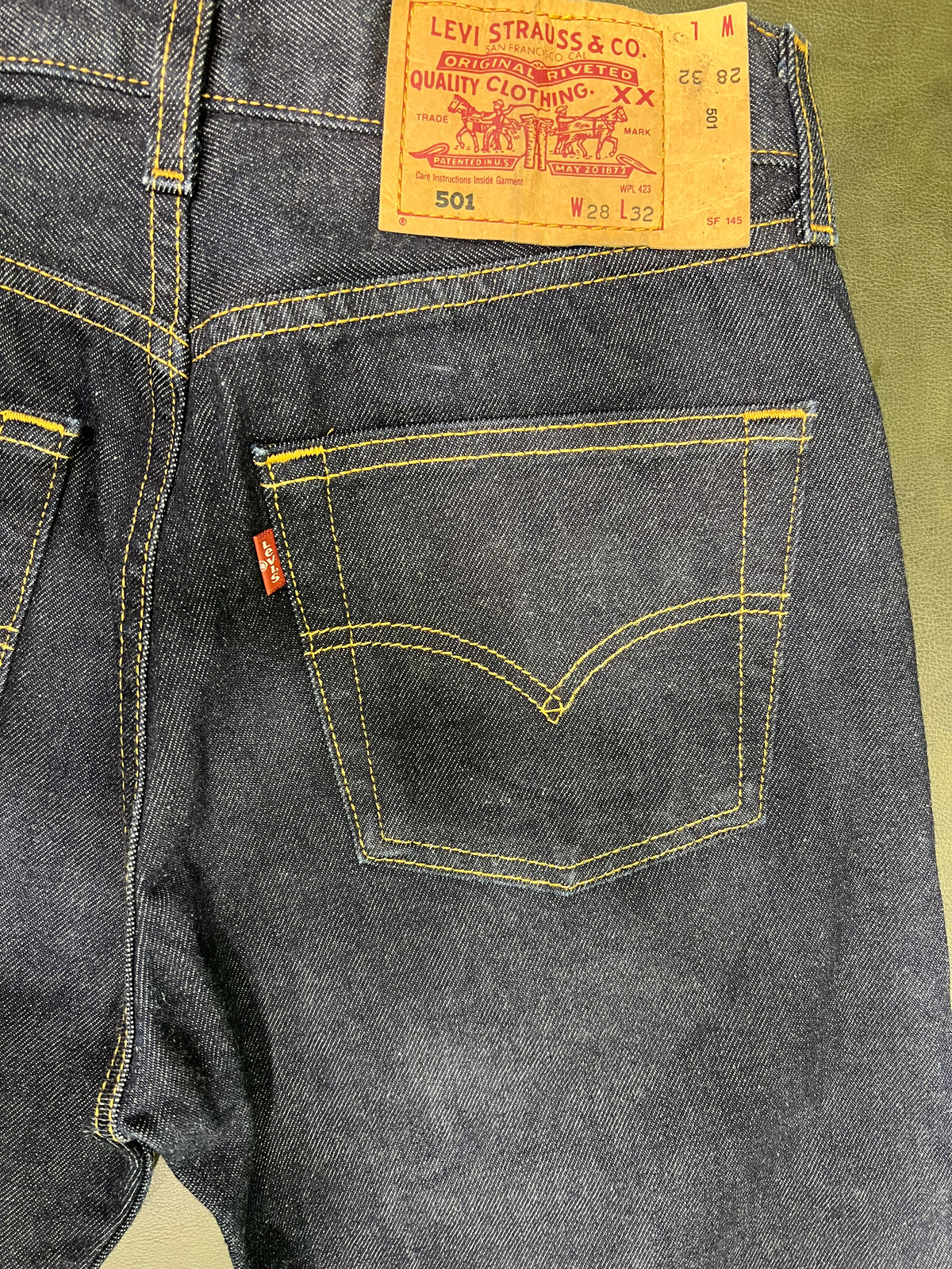 Levi’s 501 Jeans 32x30 blu scuro