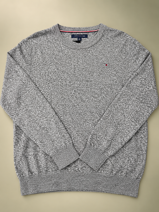 Tommy Hilfiger – Maglione Girocollo Grigio cotone tg S