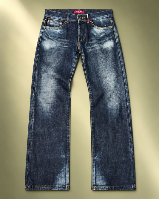Tommy Hilfigher in denim blu scuro tg S