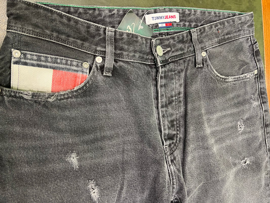 Jeans Tommy Jeans in denim nero 32x32