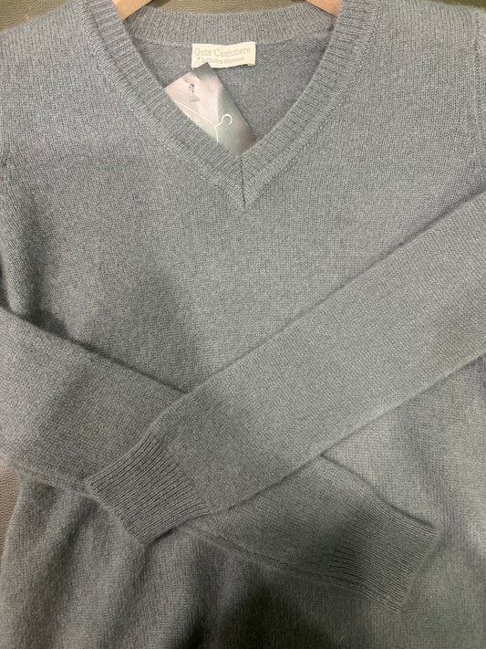 Maglione in Cashmere Grigio medio tg S