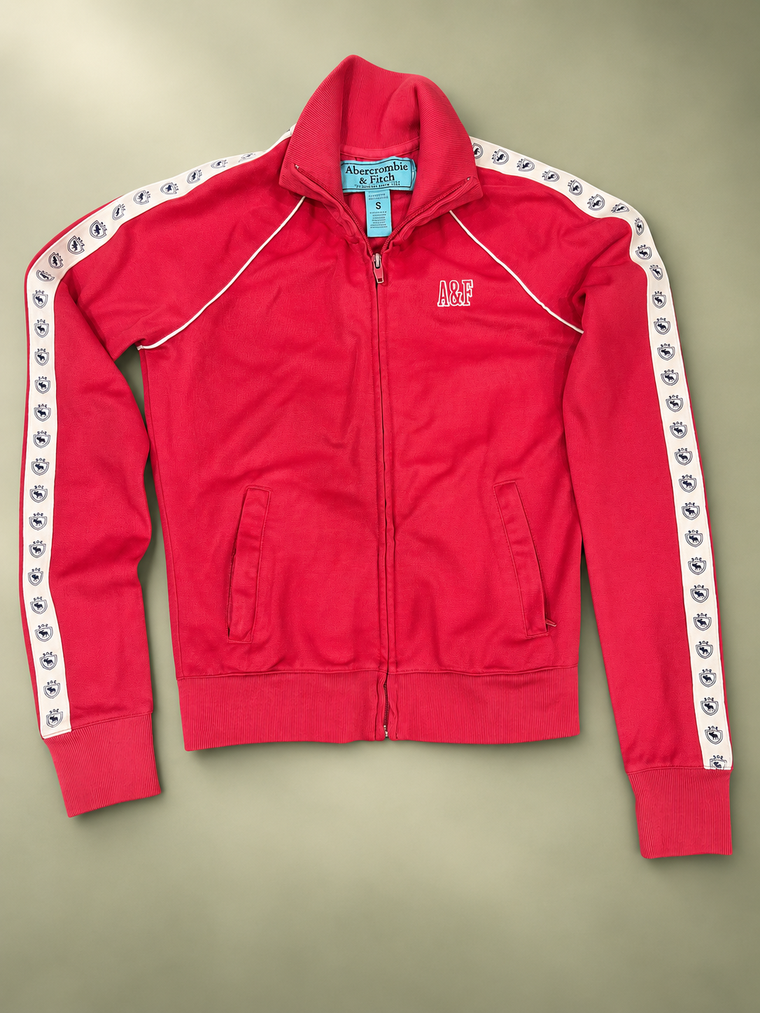 vintage Abercrombie & Fitch in rosso tg S