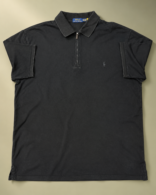 Polo Ralph Lauren in nero, zip tg XLT