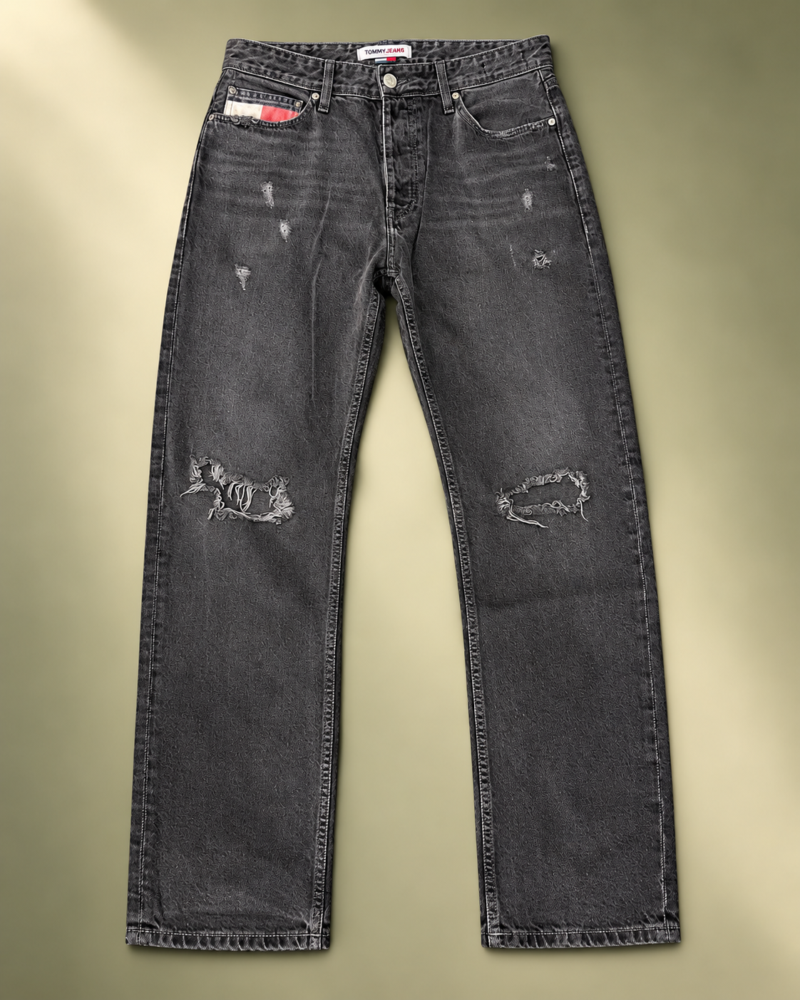 Jeans Tommy Jeans in denim nero 32x32
