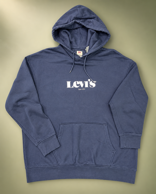 Felpa con cappuccio Levi’s in blu navy, tg XL