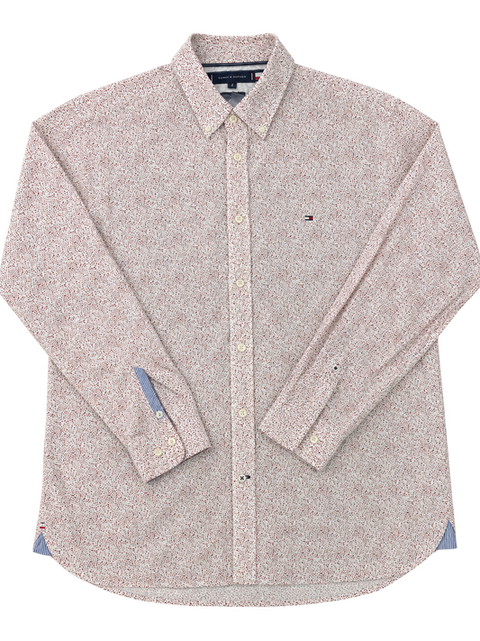 Tommy Hilfiger – Camicia micro pattern tg xl slim