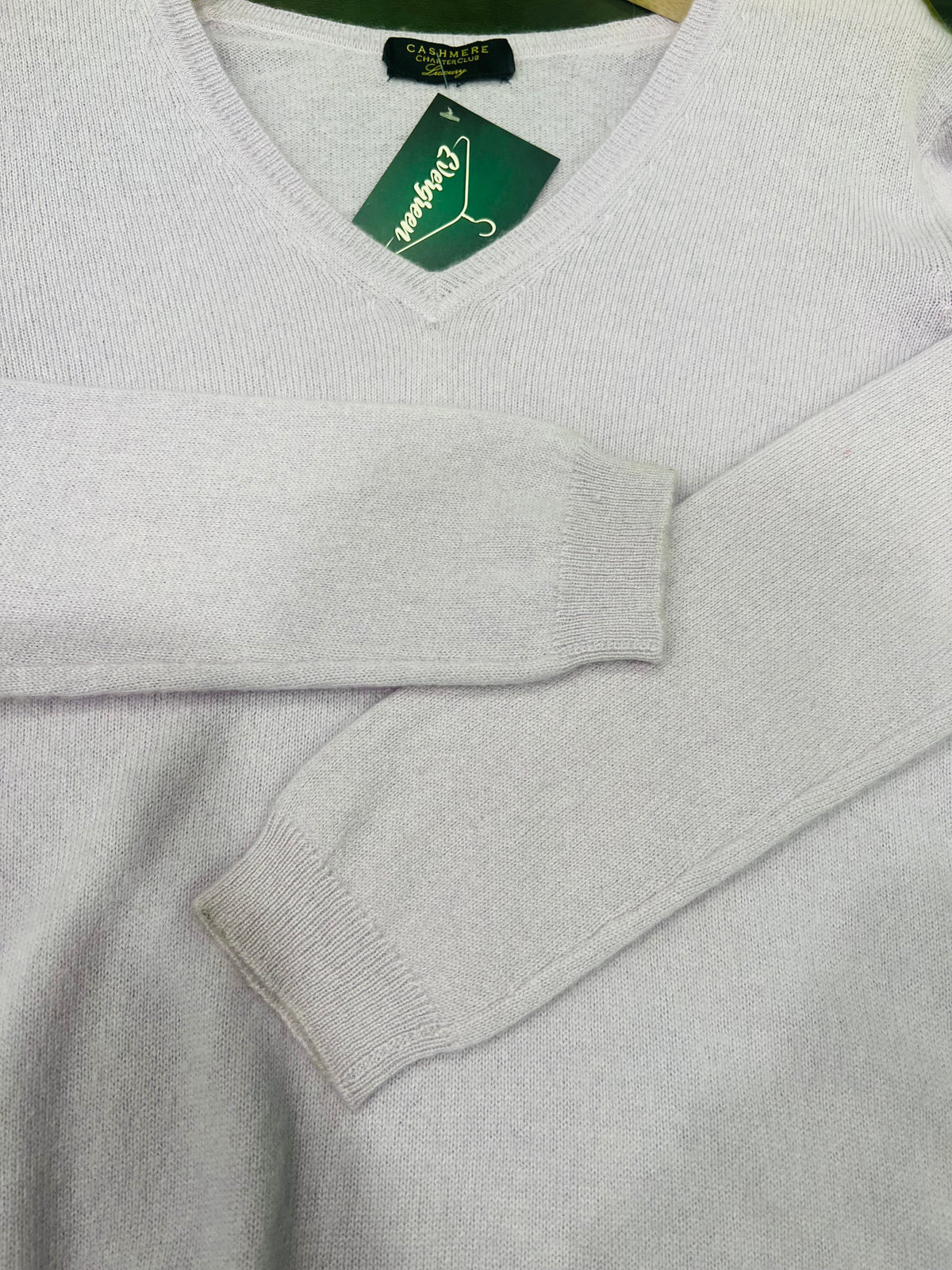 Maglione in Cashmere Lilla tg M