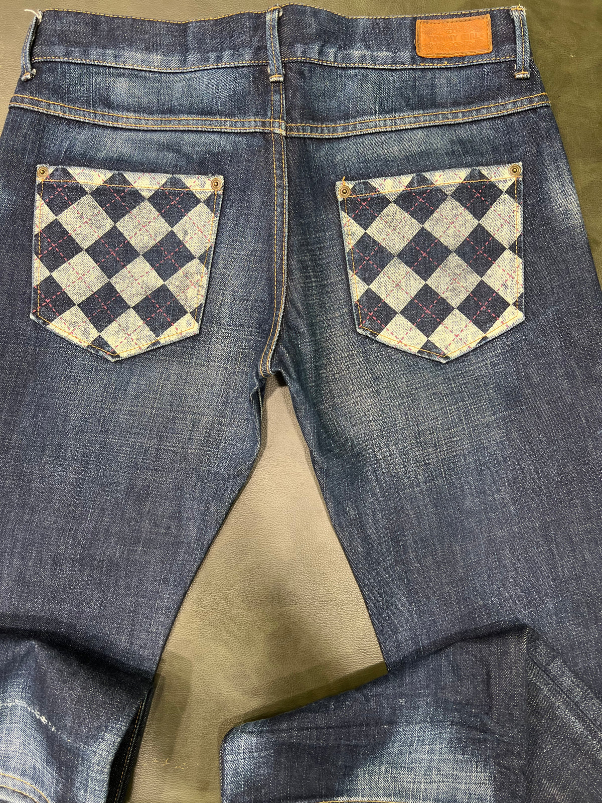 Tommy Hilfigher in denim blu scuro tg S