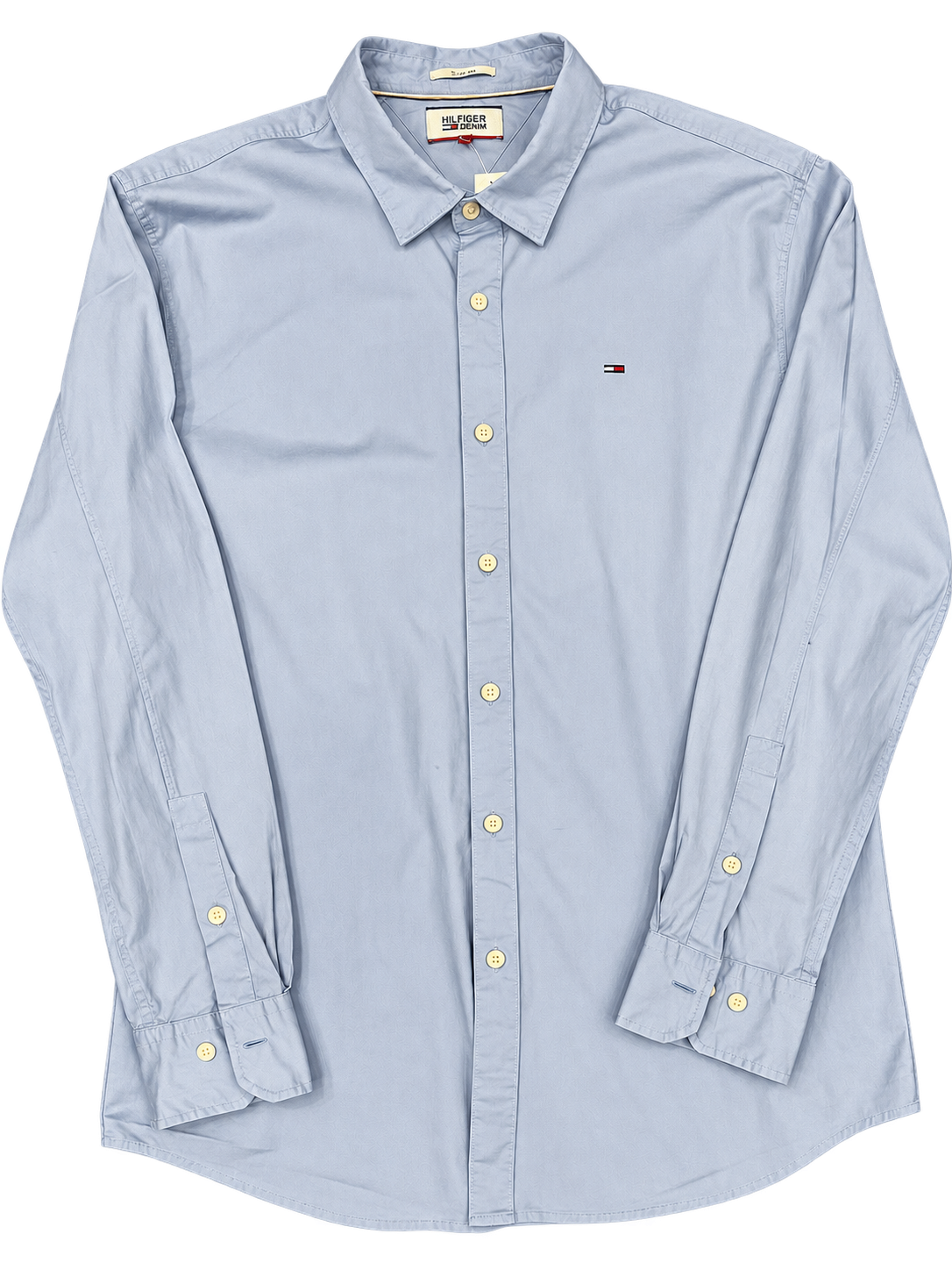 Hilfiger Denim — Camicia Slim Fit azzurra tg XL