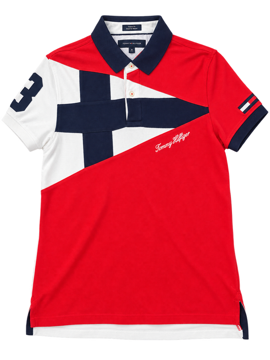 Polo Tommy Hilfiger dal carattere sportivo e deciso tg L