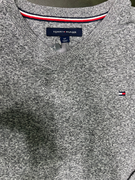 Tommy Hilfiger – Maglione Girocollo Grigio cotone tg S
