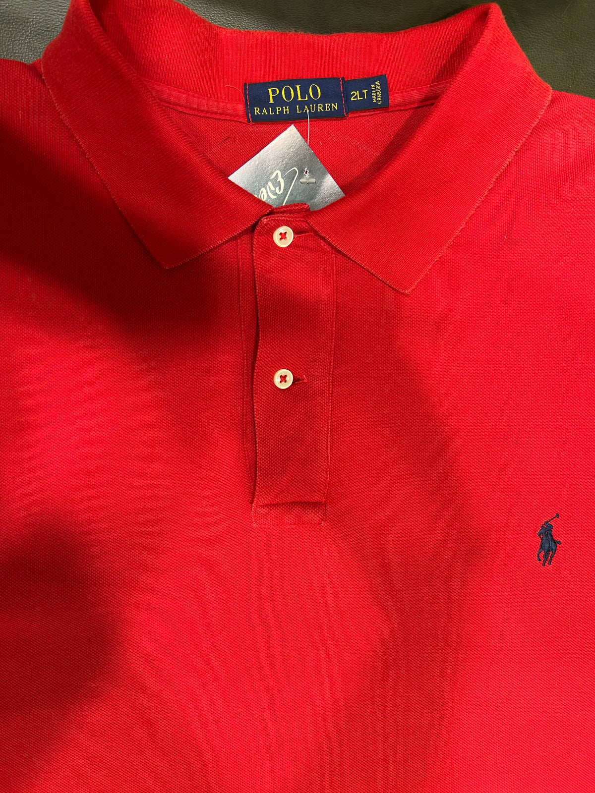 Polo Ralph Lauren in rosso acceso tg 2LT