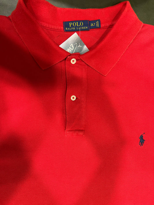Polo Ralph Lauren in rosso acceso tg 2LT